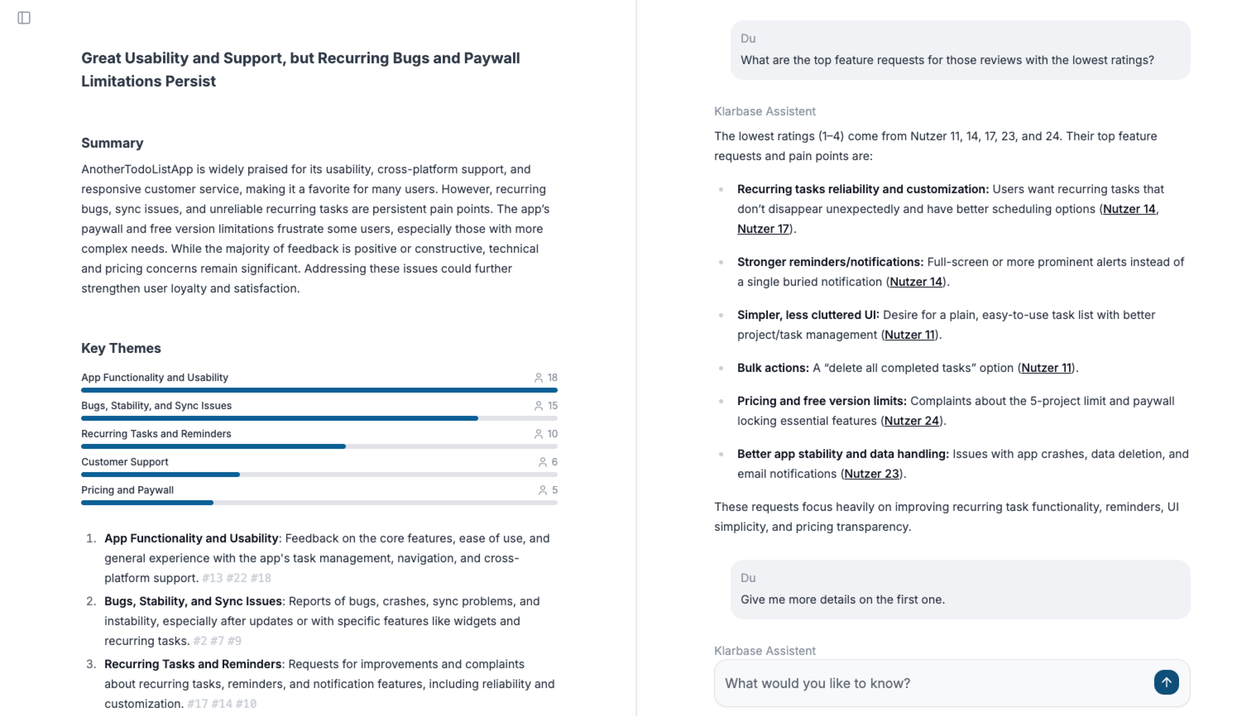 Preview image of creating a Klarbase survey